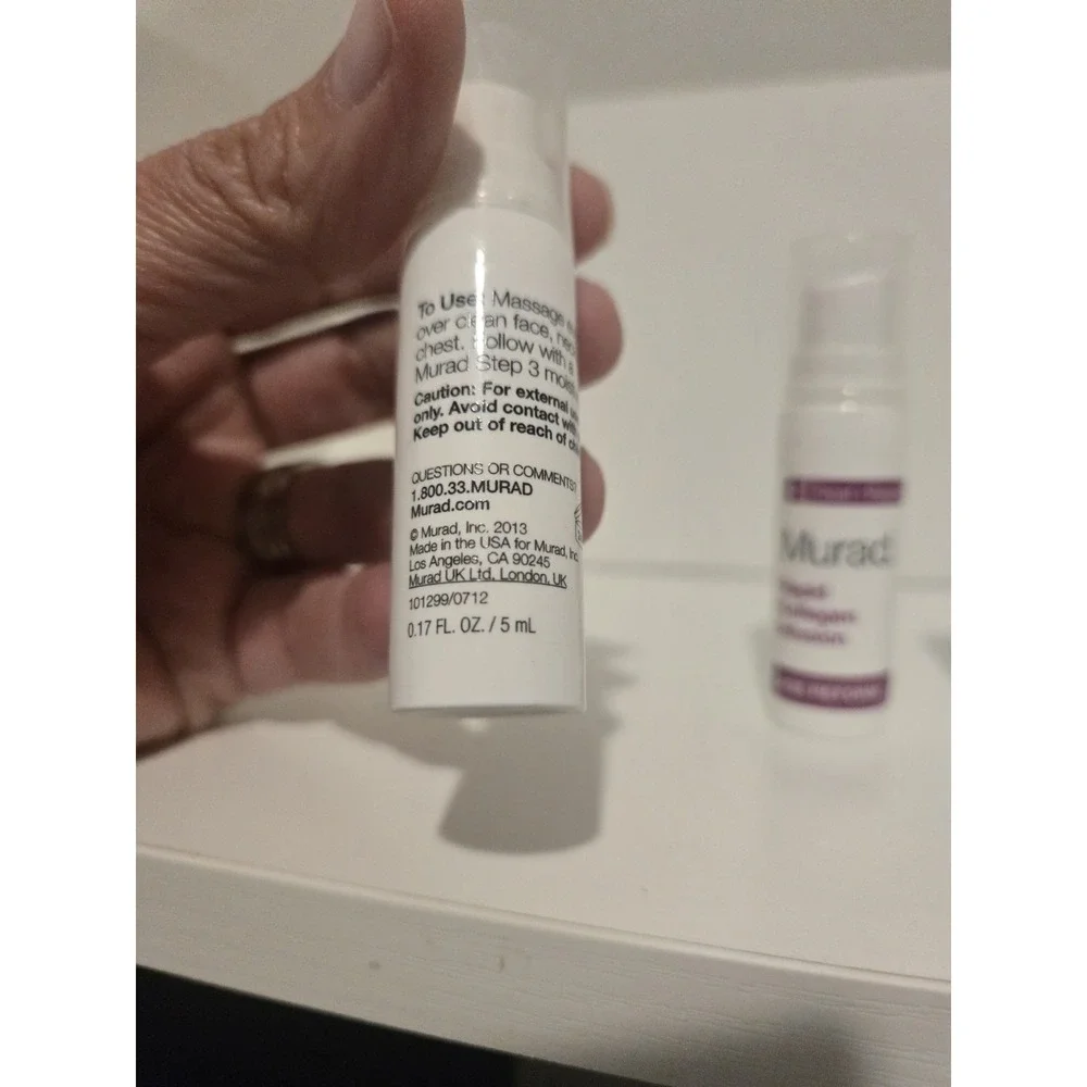 3 Murad Rapid Collagen Infusion Age Reform .17 oz/5 ml Travel Size New Exp 12/29